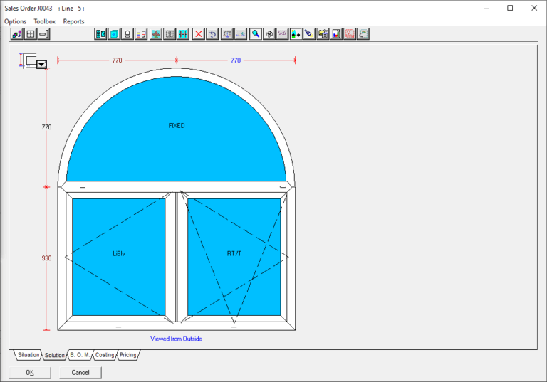 Angled and Arched Shapes | Windowmaker Software
